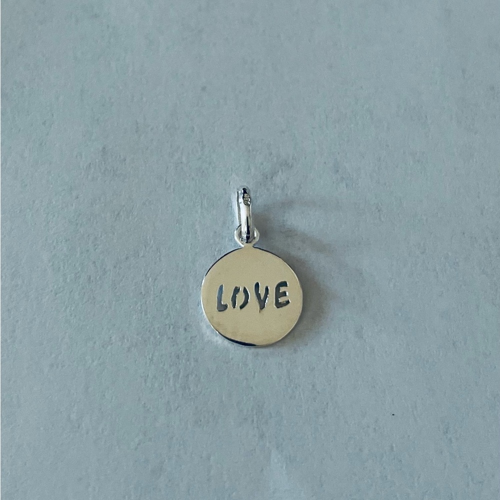 Sterling Silver Love Pendant